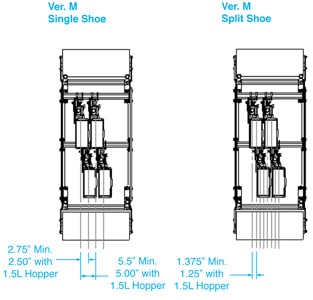 MS Mini Seed Version M Inter-Row Spacing